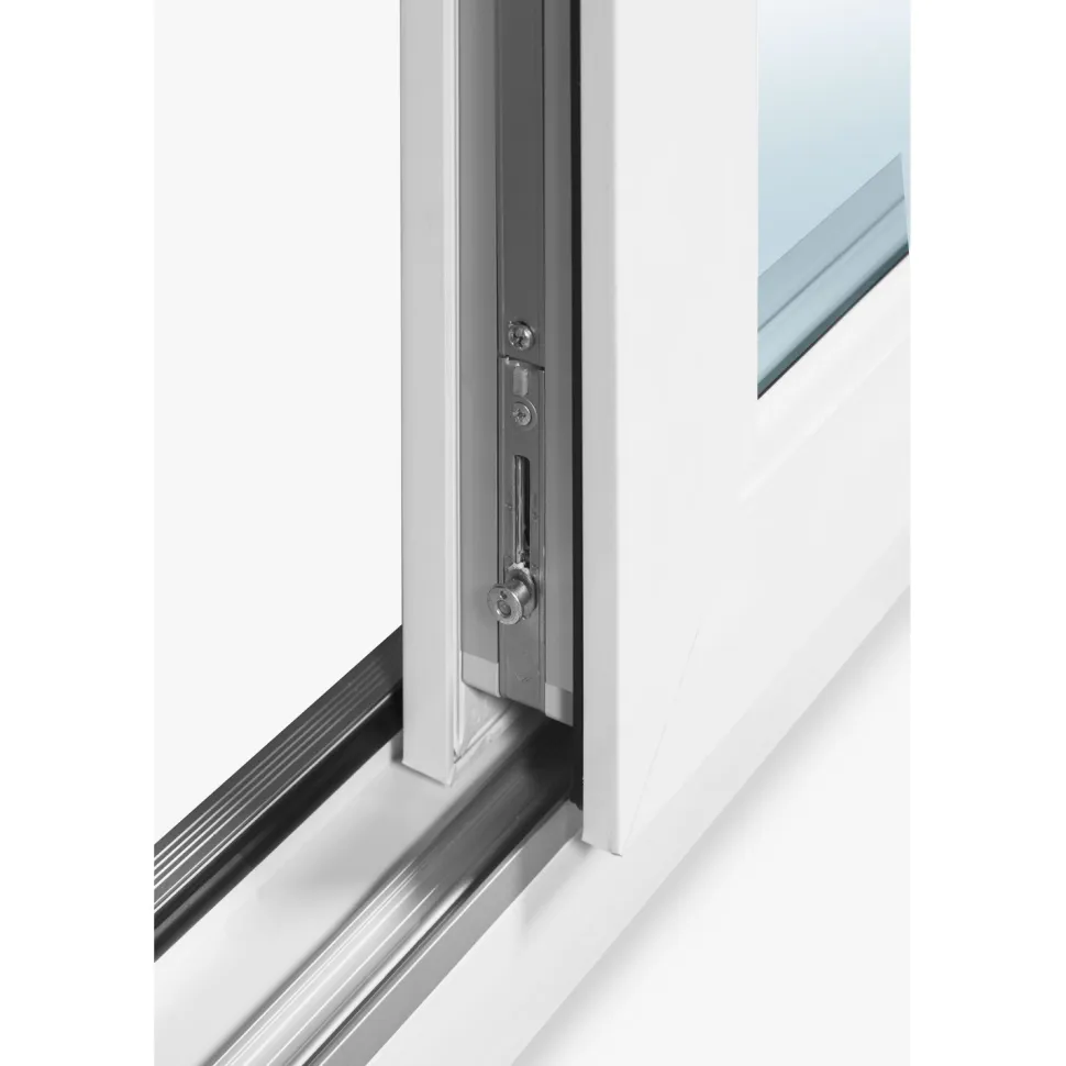 Terassin liukuovi Seicom Superior SU3K PVC 2-osainen 3-lasinen mittatilausovi
