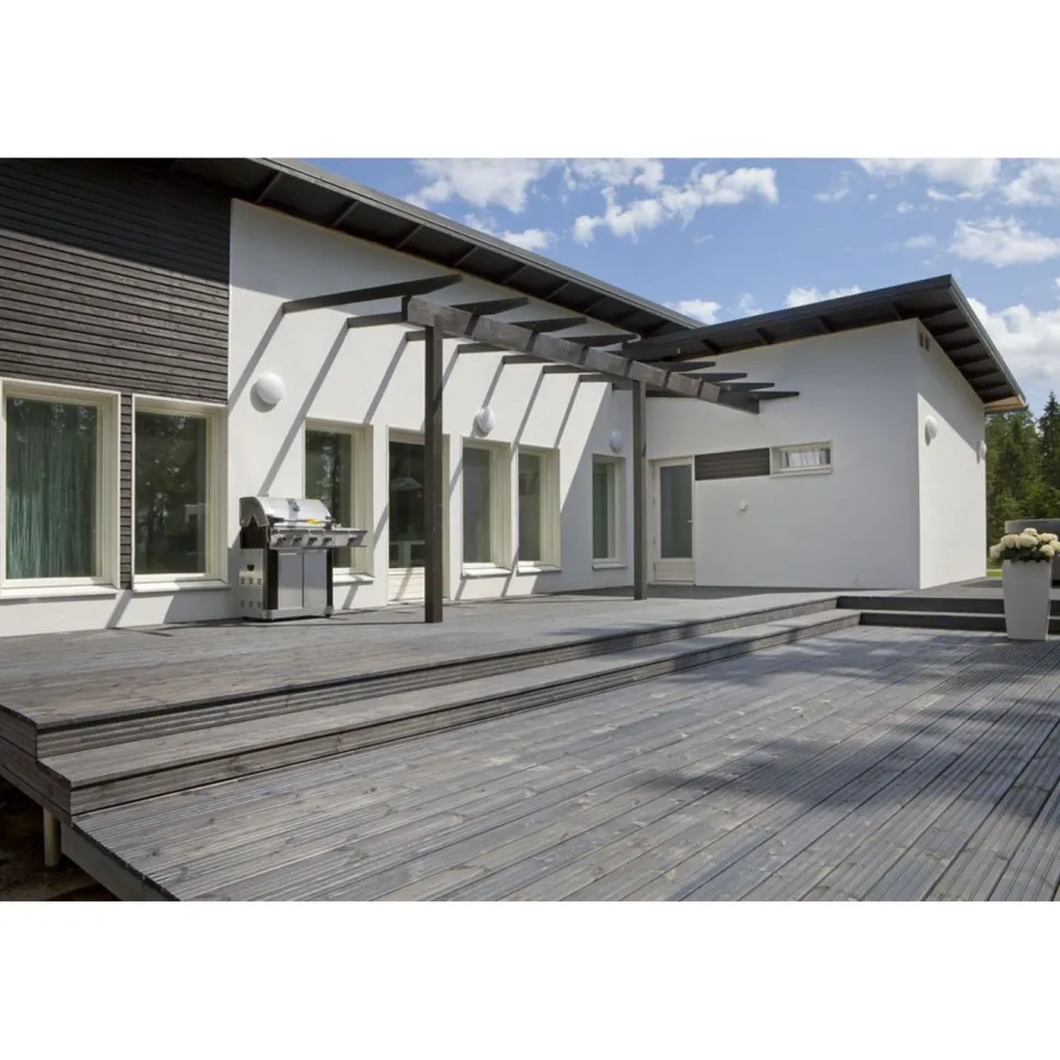 Terassin runkopuu 48x148x4200mm, kestopuu, A, vihreä
