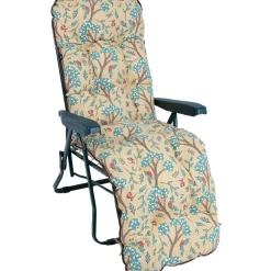 Terassituoli Home4You BADEN-BADEN beige pehmuste, vihreä