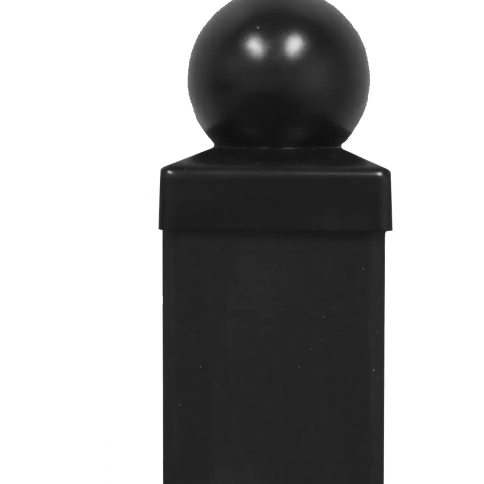 Tolpanhattu Hortus 71x71mm koristekuula musta