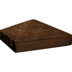 Tolpanhattu Pyramidi K38R 107x107x50 mm ruskea 90 mm tolpalle