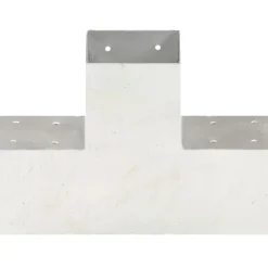Tolppaliitin X-muoto galvanoitu metalli 101x101mm