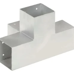 Tolppaliitin X-muoto galvanoitu metalli 101x101mm