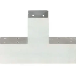 Tolppaliitin X-muoto galvanoitu metalli 71x71mm