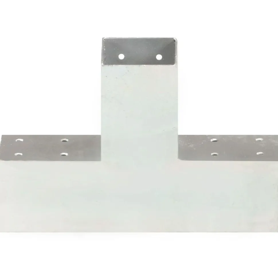 Tolppaliitin X-muoto galvanoitu metalli 71x71mm