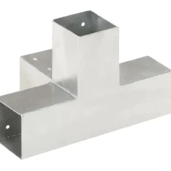 Tolppaliitin X-muoto galvanoitu metalli 71x71mm