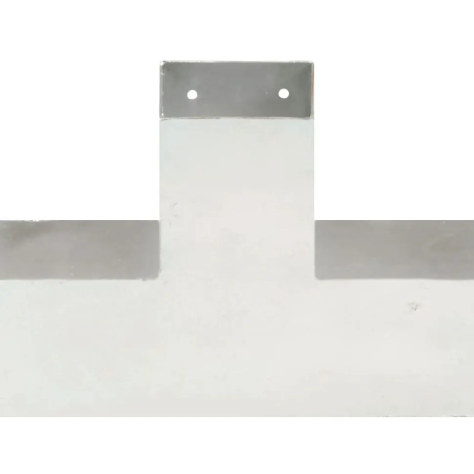 Tolppaliitin X-muoto galvanoitu metalli 91x91mm