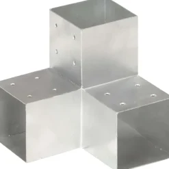 Tolppaliitin Y-muoto galvanoitu metalli 101x101mm