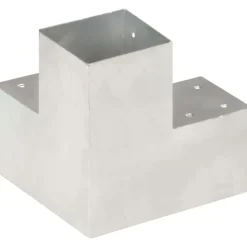 Tolppaliitin Y-muoto galvanoitu metalli 101x101mm