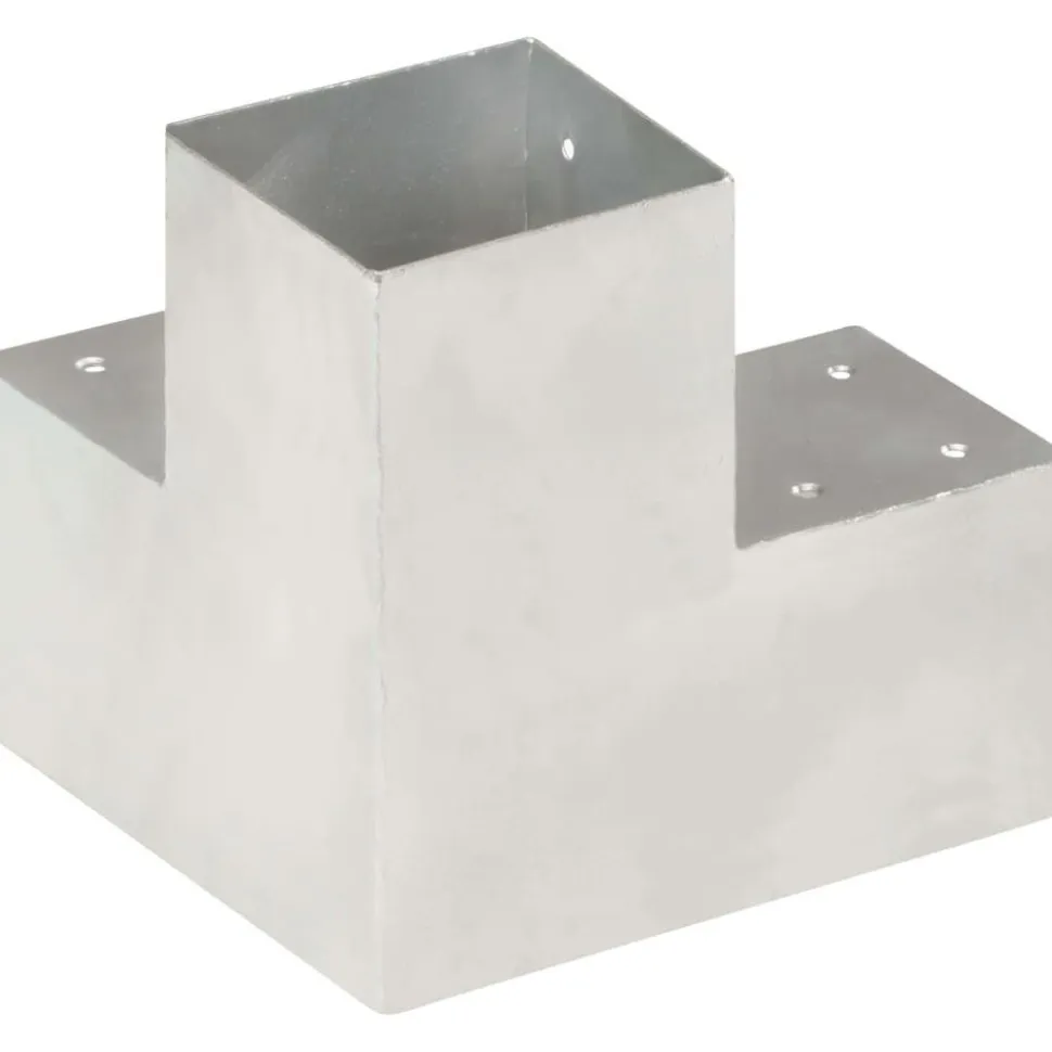 Tolppaliitin Y-muoto galvanoitu metalli 101x101mm