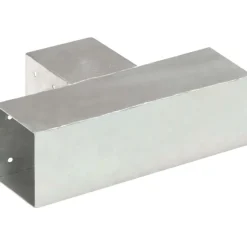 Tolppaliittimet 4kpl T-muoto galvanoitu metalli 91x91mm
