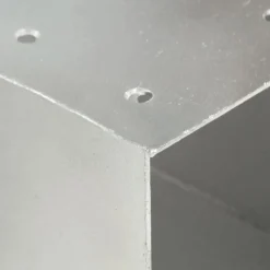 Tolppaliittimet 4kpl X-muoto galvanoitu metalli 101x101mm