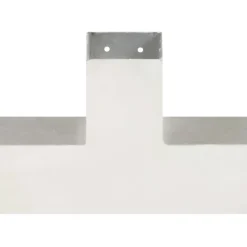 Tolppaliittimet 4kpl X-muoto galvanoitu metalli 81x81mm