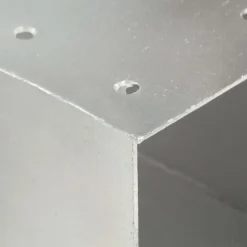 Tolppaliittimet 4kpl Y-muoto galvanoitu metalli 71x71mm