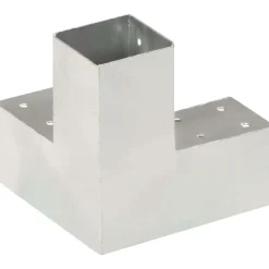 Tolppaliittimet 4kpl Y-muoto galvanoitu metalli 71x71mm