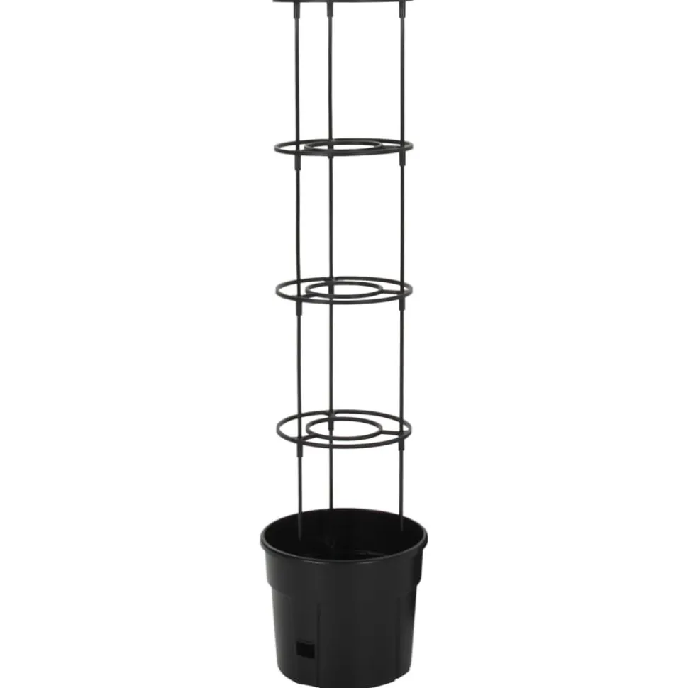 Tomaattiruukku antrasiitti Ø29,5x115 cm polypropeeni (52209)