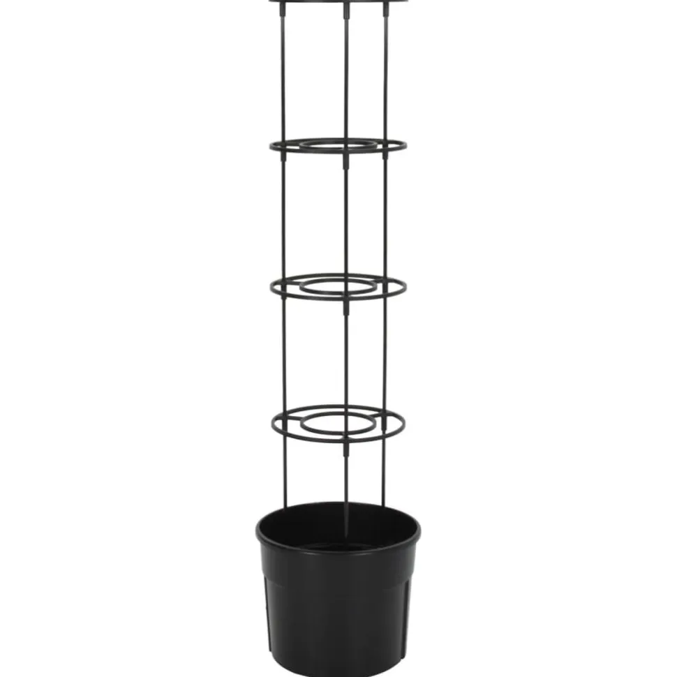 Tomaattiruukku antrasiitti Ø29,5x115 cm polypropeeni (52209)