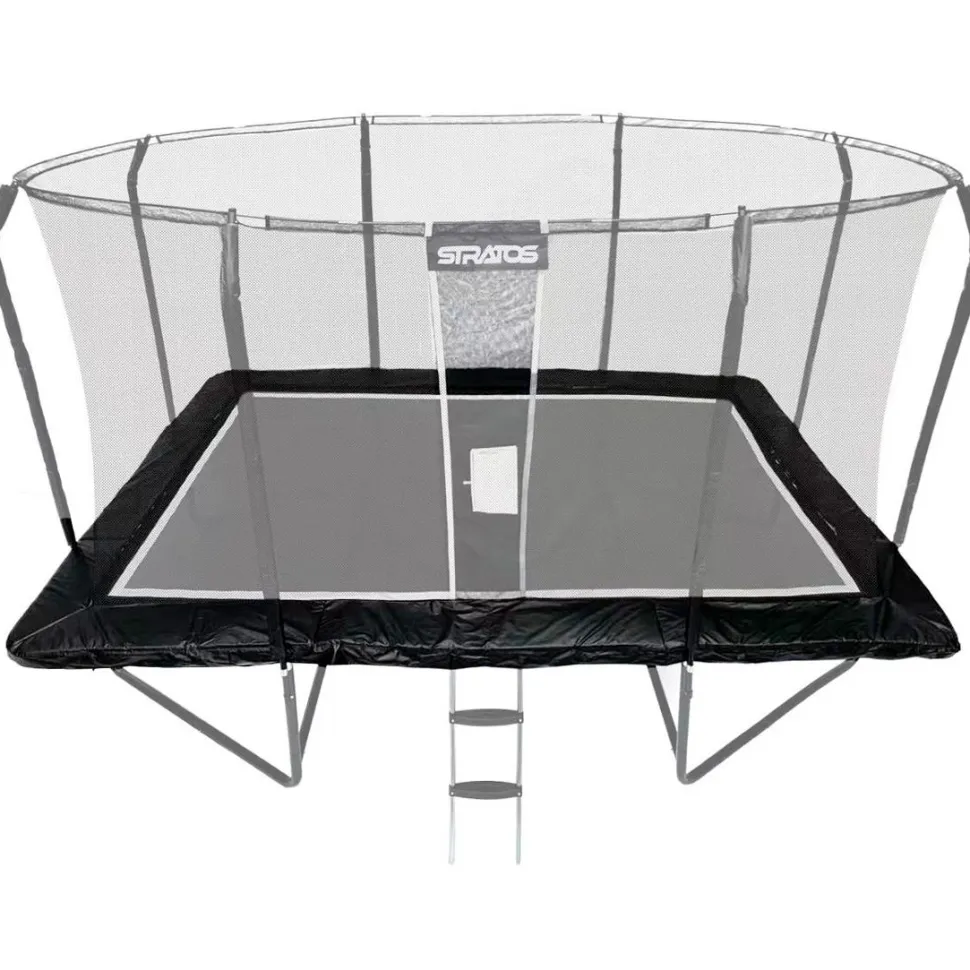 Trampoliinin Reunapehmuste Stratos Suorakaide Trampoliini Premium Black Line, 277x477 cm