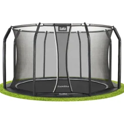 Trampoliini Salta Royal Baseground Ø366cm musta sis. turvaverkko
