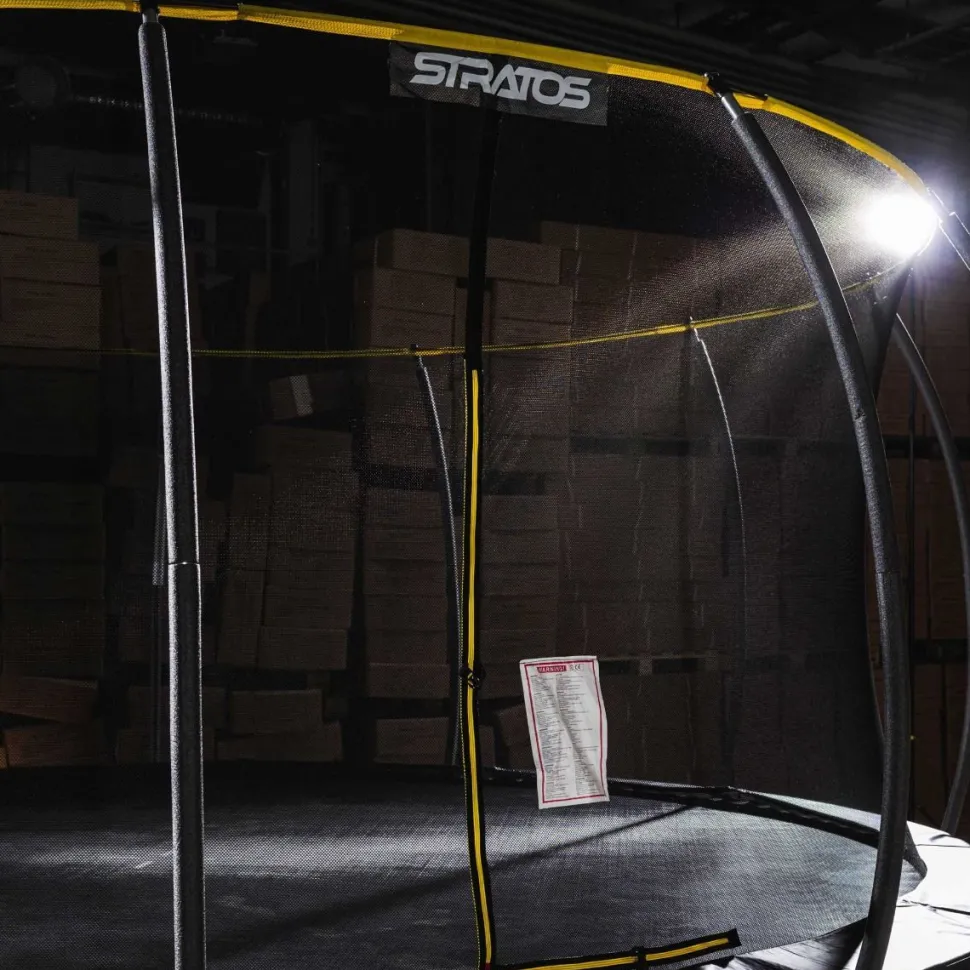 Trampoliini Stratos Ø4.88m turvaverkolla