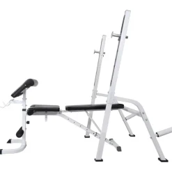 Treenipenkki levytanko- ja käsipainosarjalla, 60.5kg, 150x105x150cm