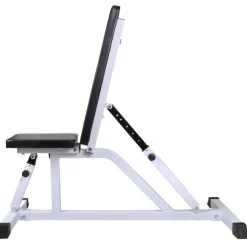 Treenipenkki levytanko- ja käsipainosarjalla, 30.5kg, 115x47x116cm