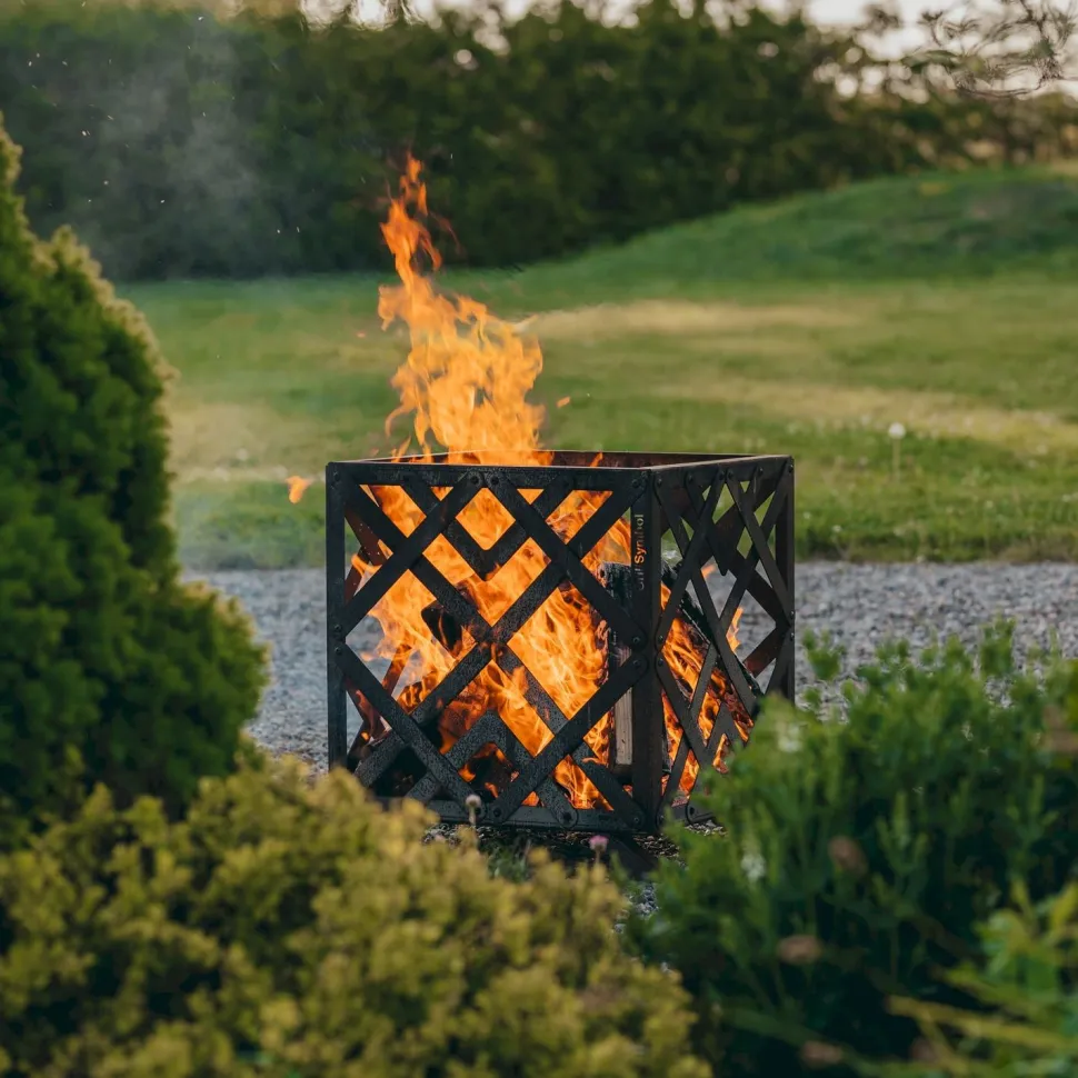Tulikori GrillSymbol Sverre, 48x48cm, musta