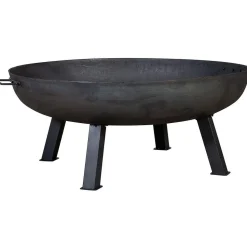 Tulisija Home4you Warm Seeker Ø 100 cm harmaa
