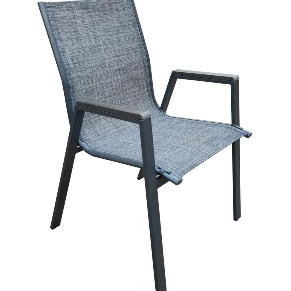 Tuoli Home4You DELGADO 56x63xK90 cm, harmaa