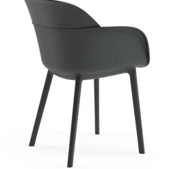 Tuoli Linento Garden Shell-P antrasiitti 2kpl/pkt