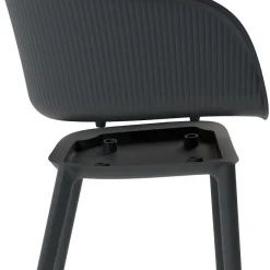 Tuoli Linento Garden Shell-P antrasiitti 2kpl/pkt