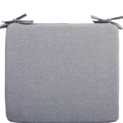 Tuolin pehmuste Home4You SIMPLE, harmaa 38x43x2,5 cm