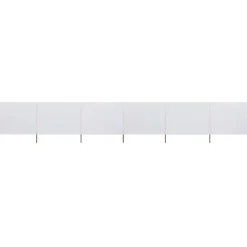 Tuulensuojakangas 6 paneelilla 800x80 cm musta