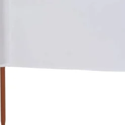 Tuulensuojakangas 6 paneelilla 800x80 cm musta