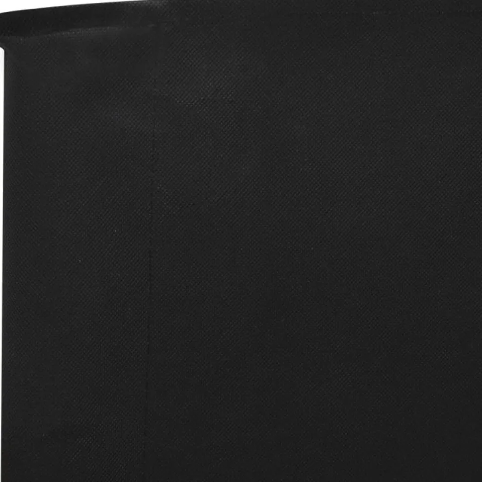 Tuulensuojakangas 6 paneelilla 800x80 cm musta