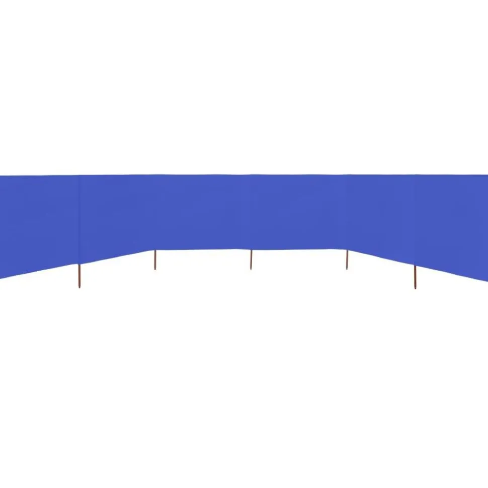 Tuulensuojakangas 6 paneelilla 800x80 cm musta