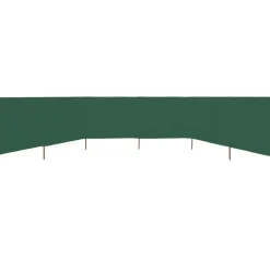 Tuulensuojakangas 6 paneelilla 800x80 cm musta