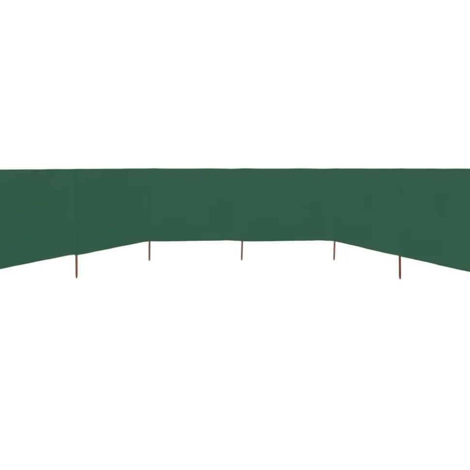 Tuulensuojakangas 6 paneelilla 800x80 cm musta