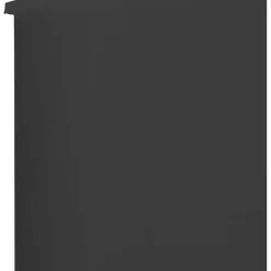 Tuulensuojakangas 6 paneelilla 800x80 cm musta