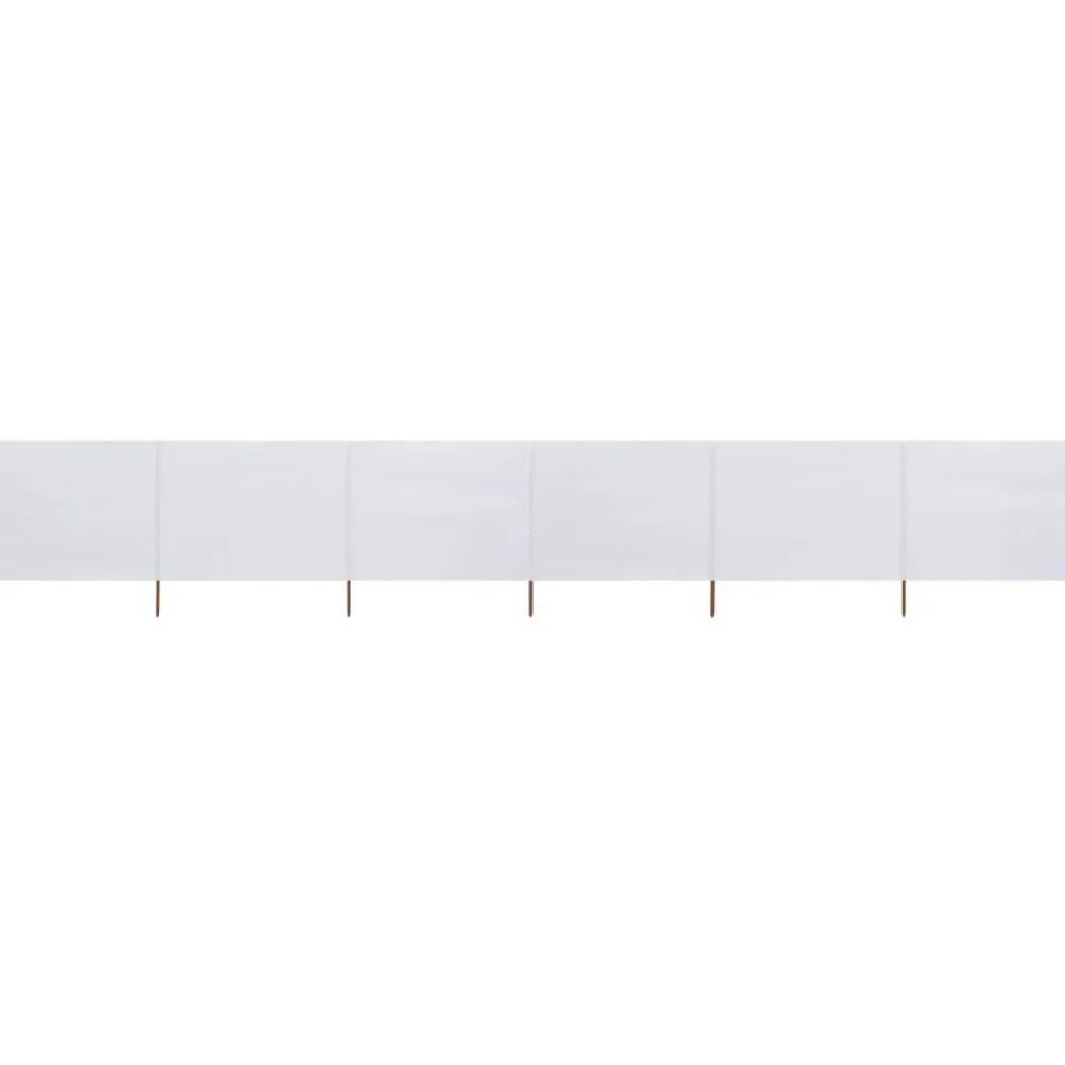 Tuulensuojakangas 6 paneelilla 800x80 cm musta