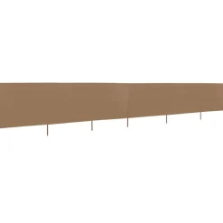 Tuulensuojakangas 6 paneelilla 800x80 cm musta