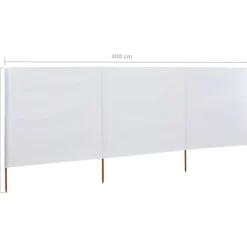 Tuulensuojakangas 3 paneelilla 400x80 cm taivaansininen