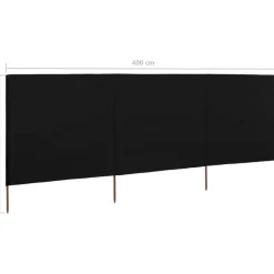 Tuulensuojakangas 3 paneelilla 400x80 cm taivaansininen