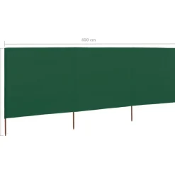 Tuulensuojakangas 3 paneelilla 400x80 cm taivaansininen