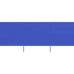 Tuulensuojakangas 3 paneelilla 400x80 cm taivaansininen
