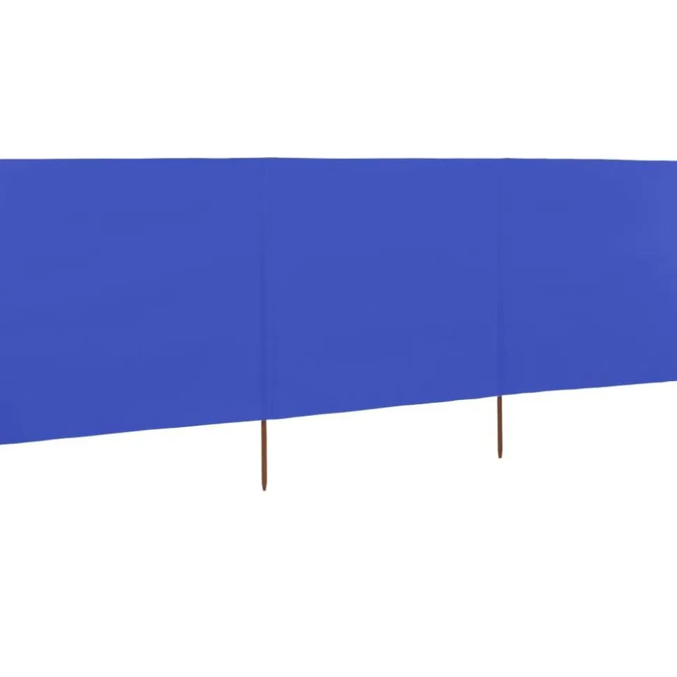 Tuulensuojakangas 3 paneelilla 400x80 cm taivaansininen