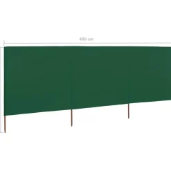 Tuulensuojakangas 3 paneelilla 400x80 cm taivaansininen