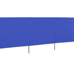 Tuulensuojakangas 3 paneelilla 400x80 cm taivaansininen