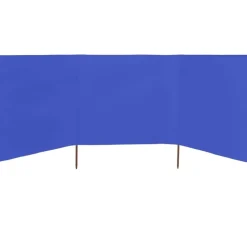 Tuulensuojakangas 3 paneelilla 400x80 cm taivaansininen