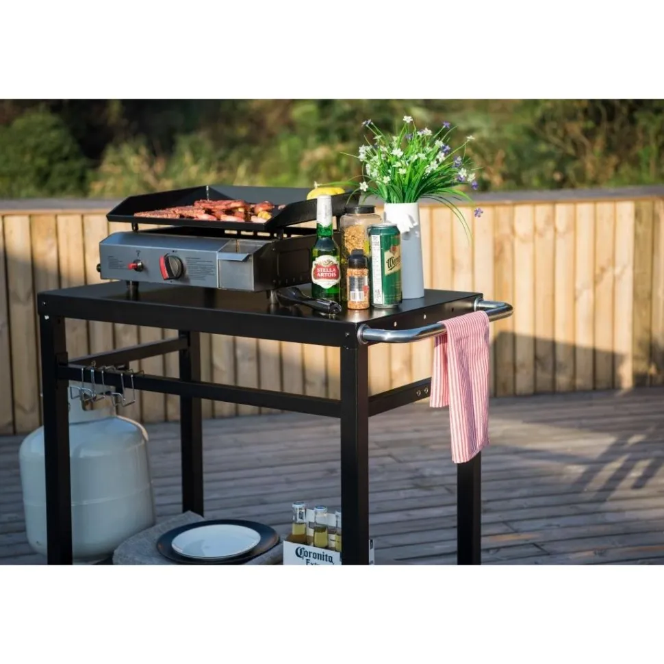 Työskentelytaso grillille Easy Cooking, musta